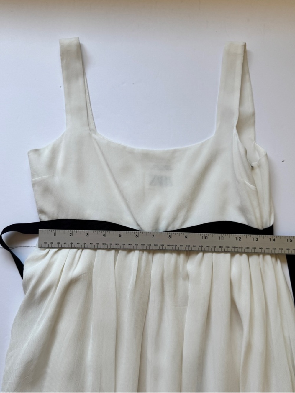 Zara Maxi Dress Studio Collection Ballet Core Lined Pockets Black Tie Sz M L - Picture 9 of 16